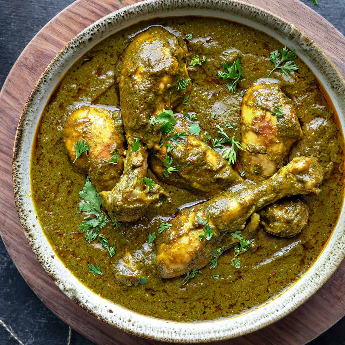 Saag Chicken/Lamb/Goat/Beef/Prawn/Fish (Diary Free)